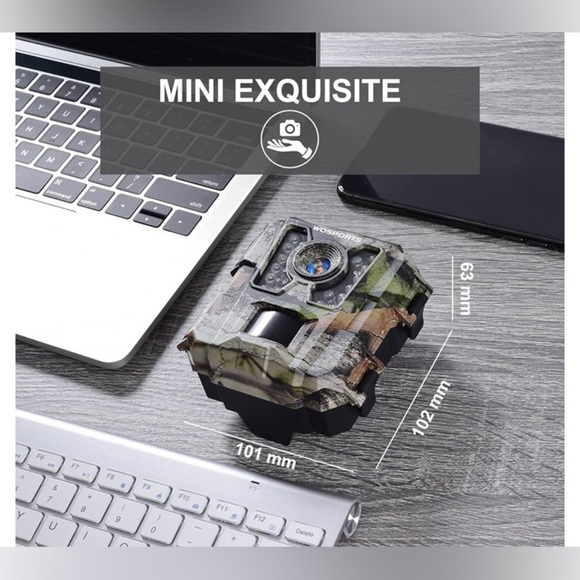 Wosports NWT 24mp 1080 Trail Camera - Picture 7 of 8